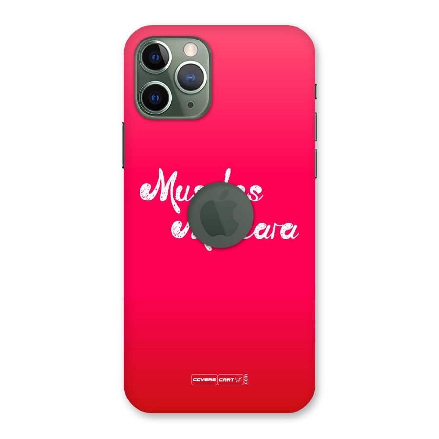Muscles and Mascara Back Case for iPhone 11 Pro Logo  Cut