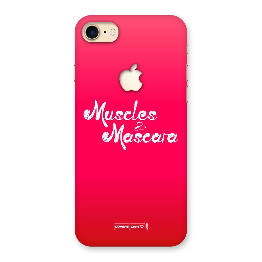 Muscles and Mascara Back Case for iPhone 7 Apple Cut