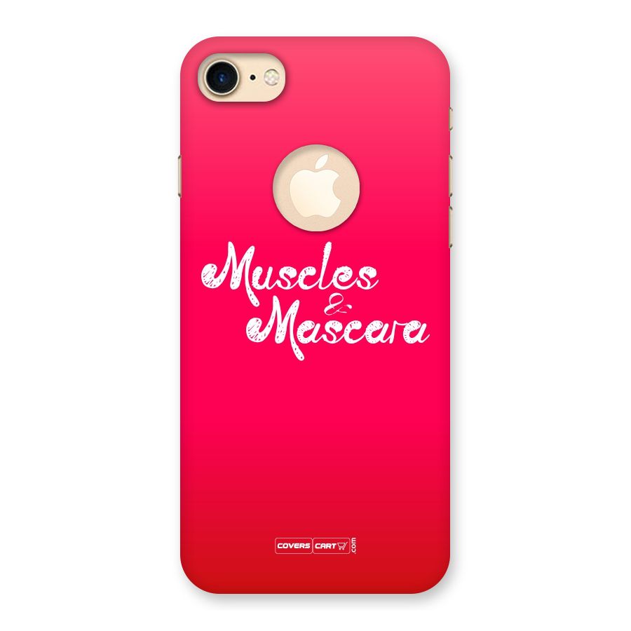 Muscles and Mascara Back Case for iPhone 7 Logo Cut