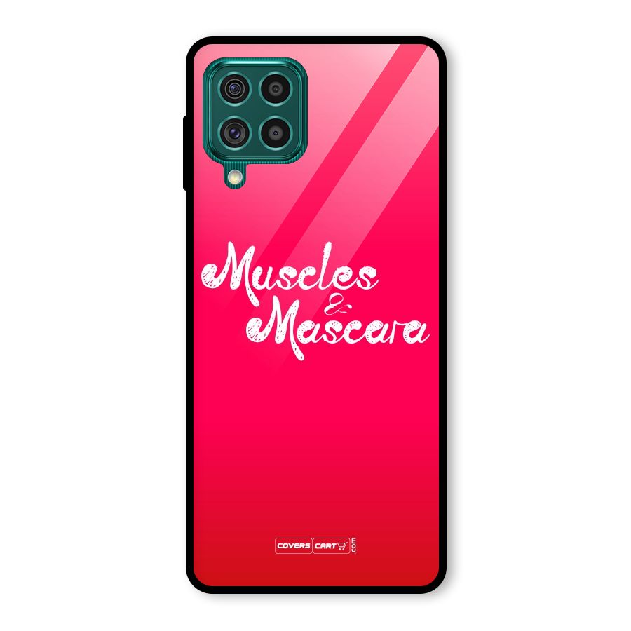 Muscles and Mascara Glass Back Case for Galaxy F62