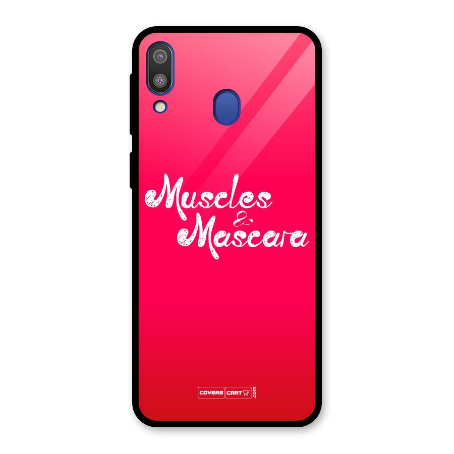 Muscles and Mascara Glass Back Case for Galaxy M20