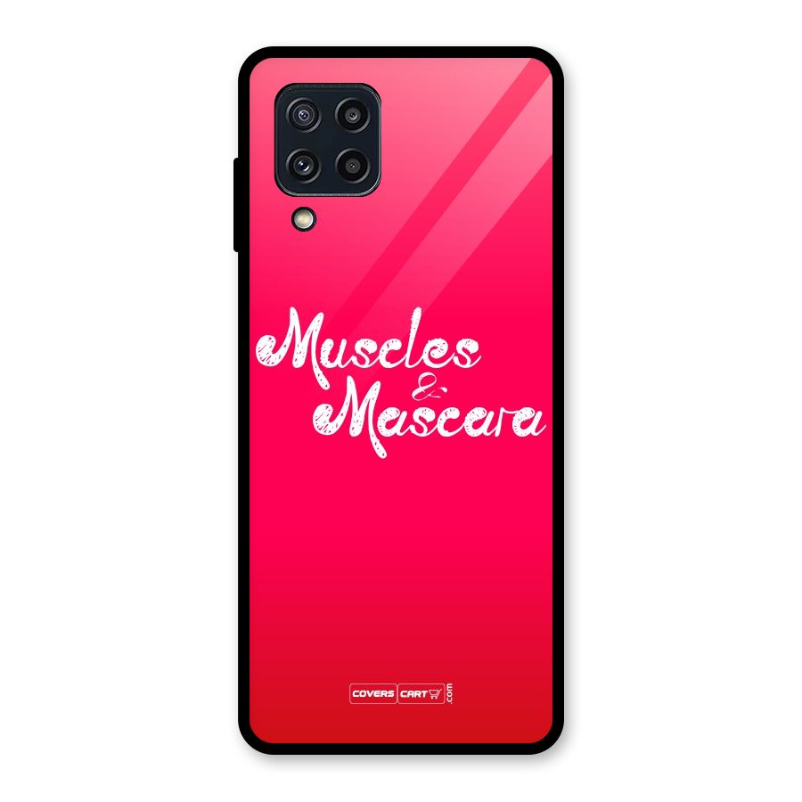 Muscles and Mascara Glass Back Case for Galaxy M32