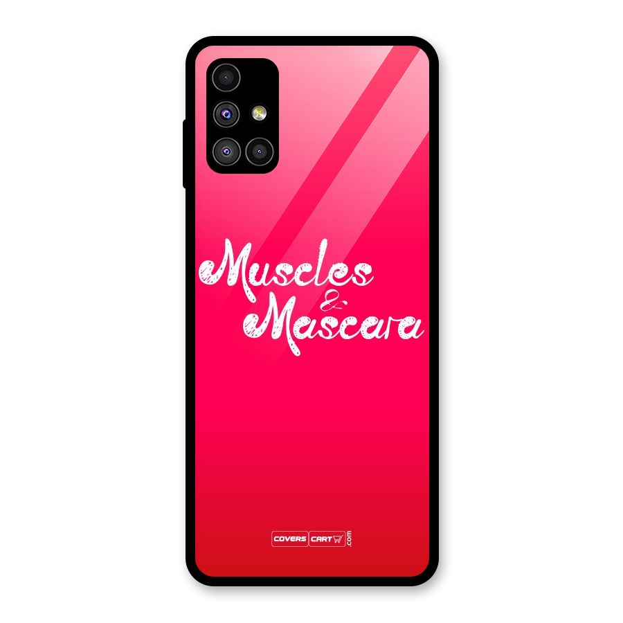 Muscles and Mascara Glass Back Case for Galaxy M51