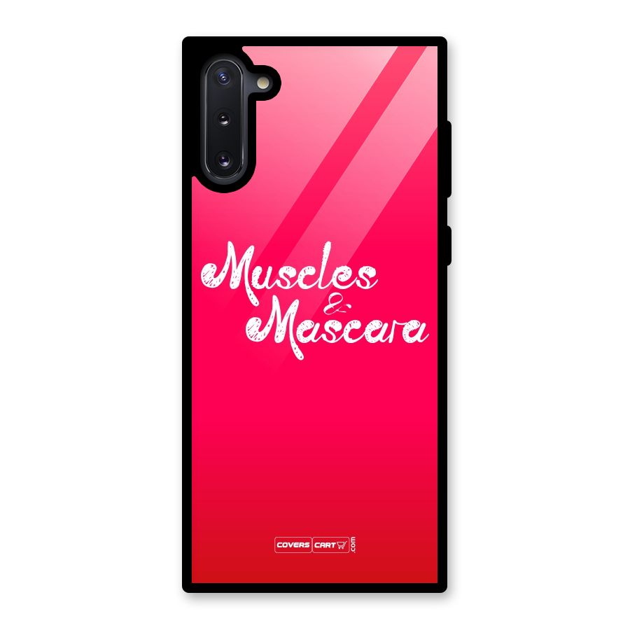 Muscles and Mascara Glass Back Case for Galaxy Note 10