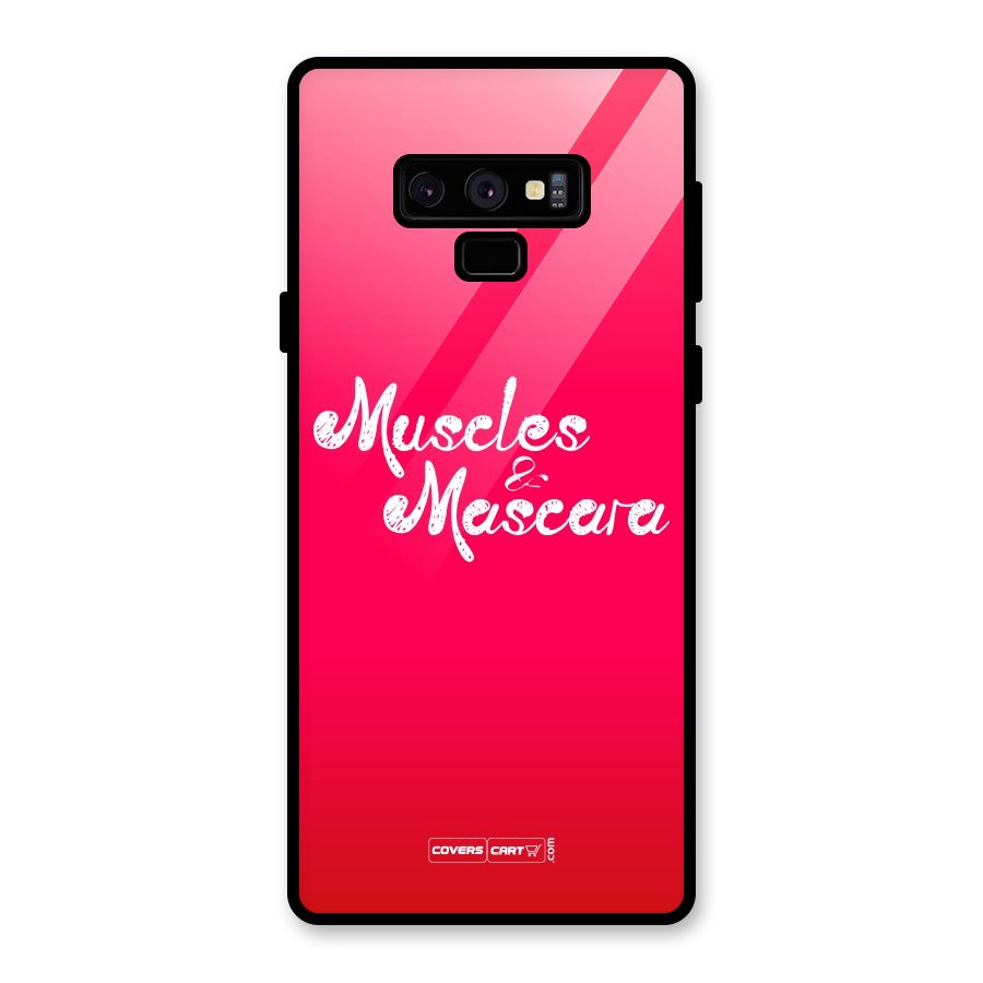 Muscles and Mascara Glass Back Case for Galaxy Note 9