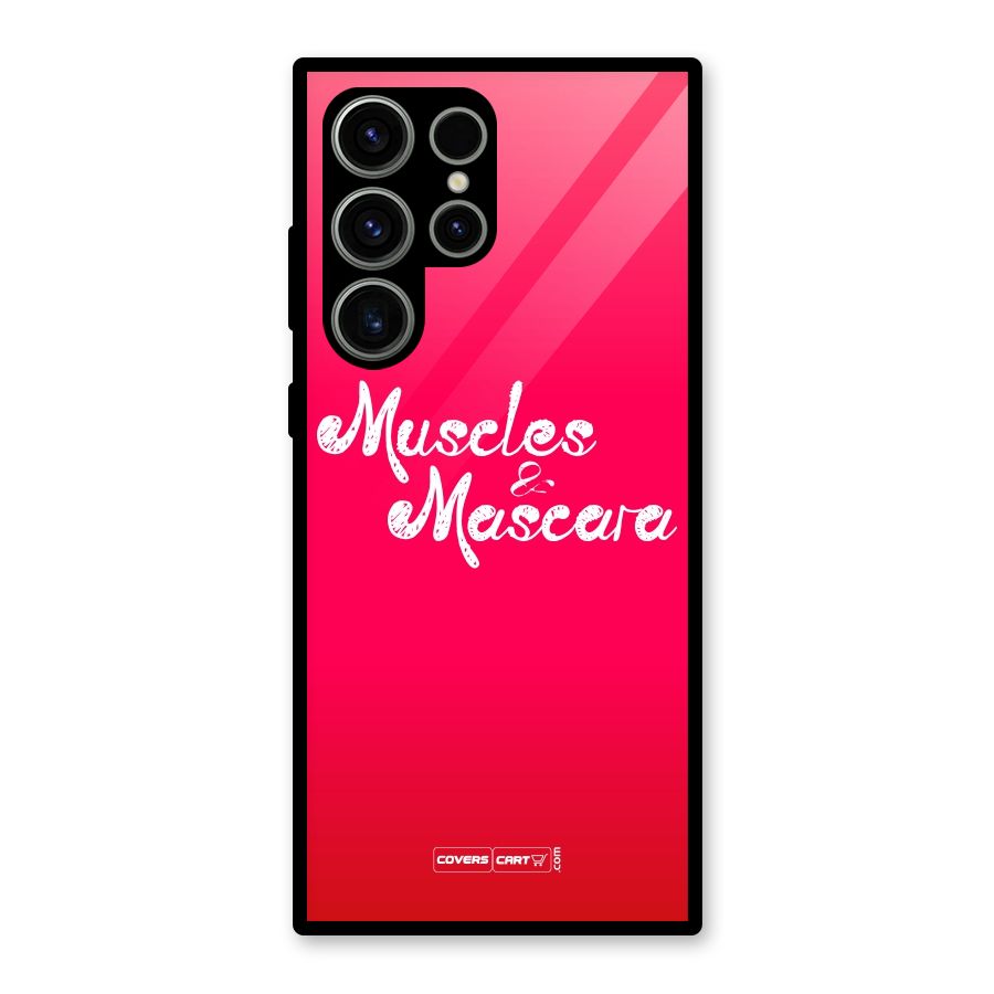 Muscles and Mascara Glass Back Case for Galaxy S23 Ultra
