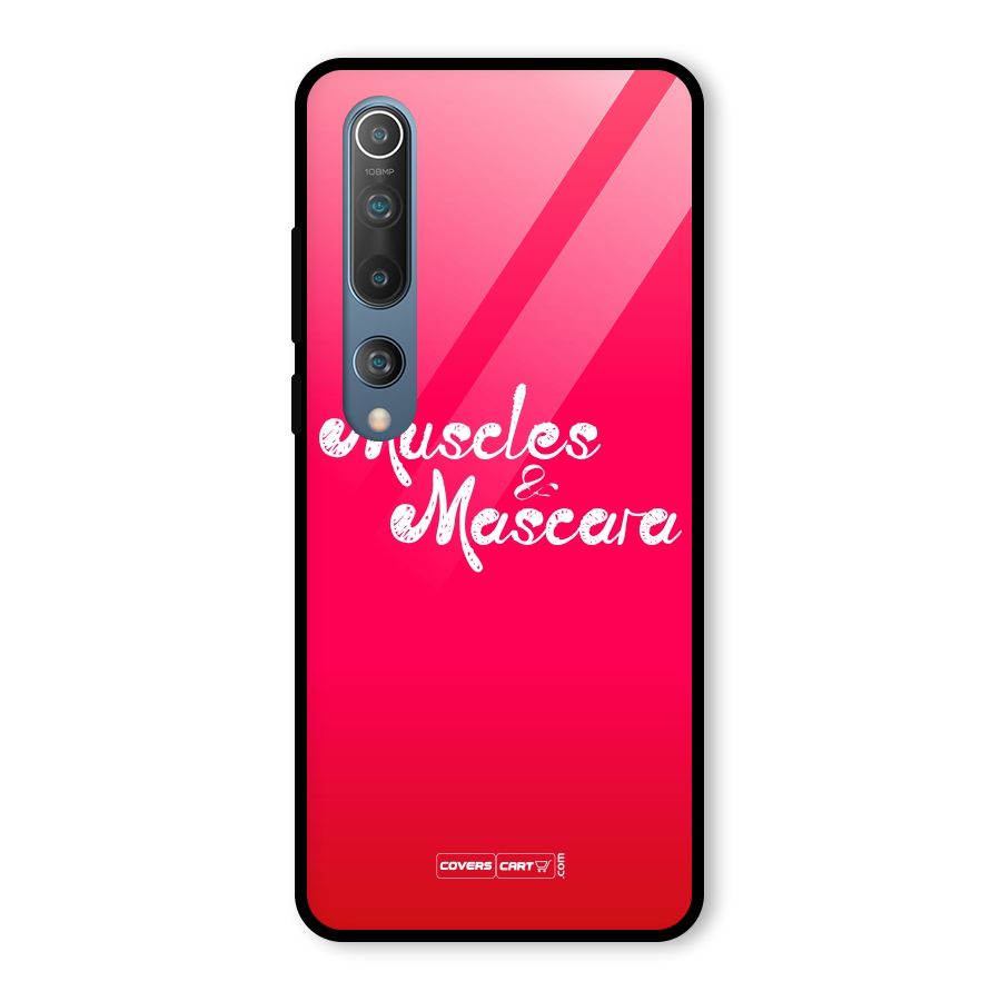 Muscles and Mascara Glass Back Case for Mi 10