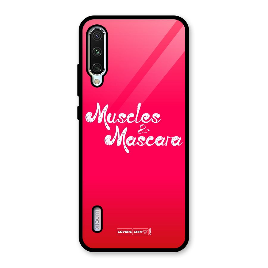 Muscles and Mascara Glass Back Case for Mi A3