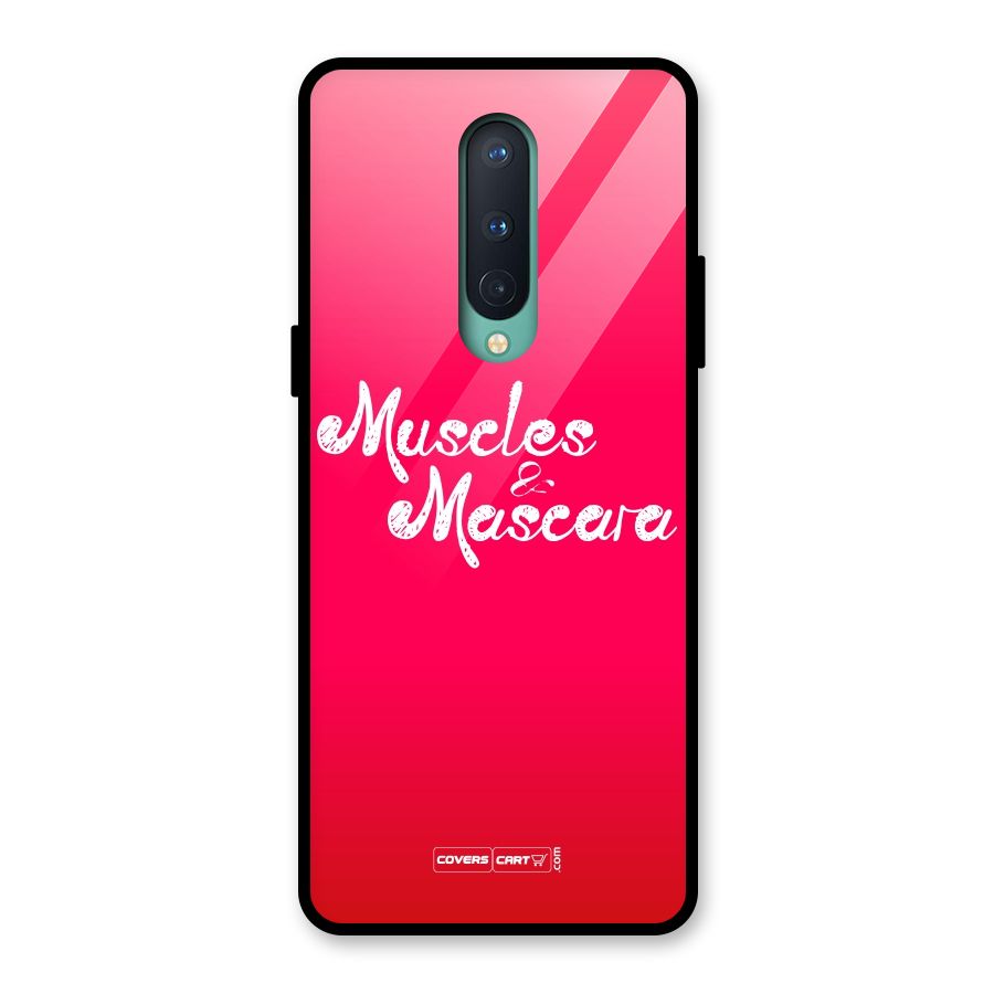 Muscles and Mascara Glass Back Case for OnePlus 8