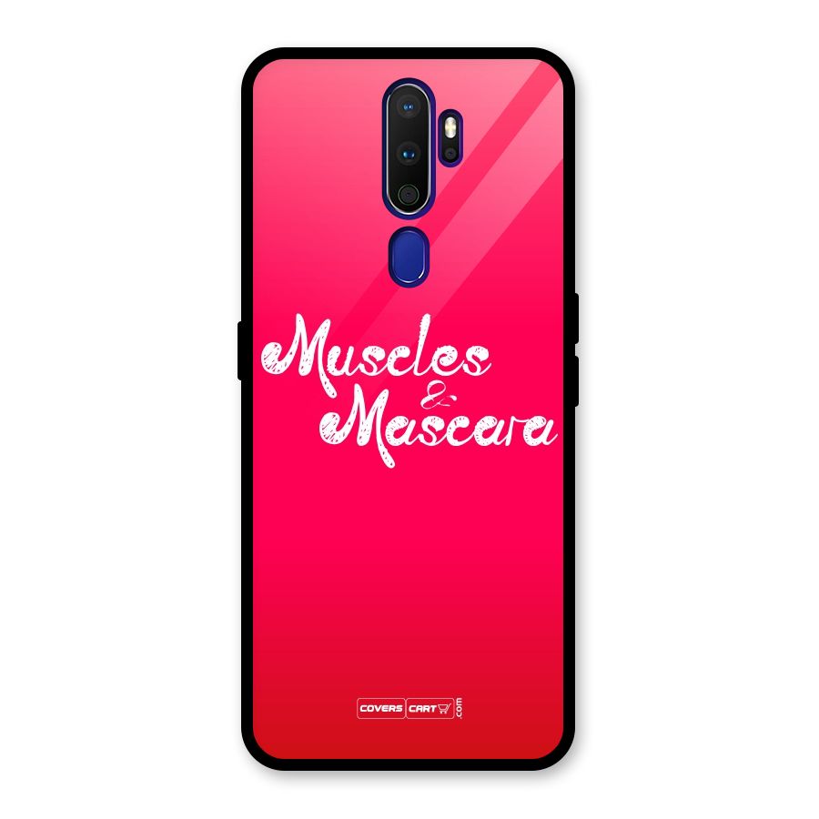 Muscles and Mascara Glass Back Case for Oppo A9 (2020)