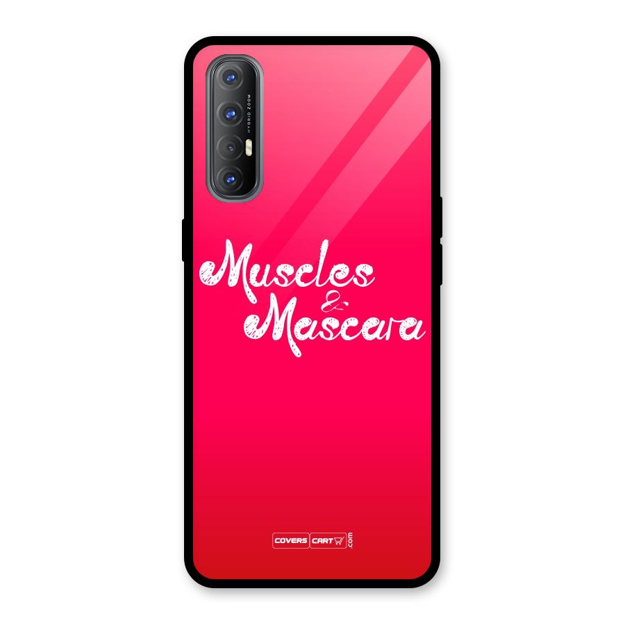 Muscles and Mascara Glass Back Case for Oppo Reno3 Pro