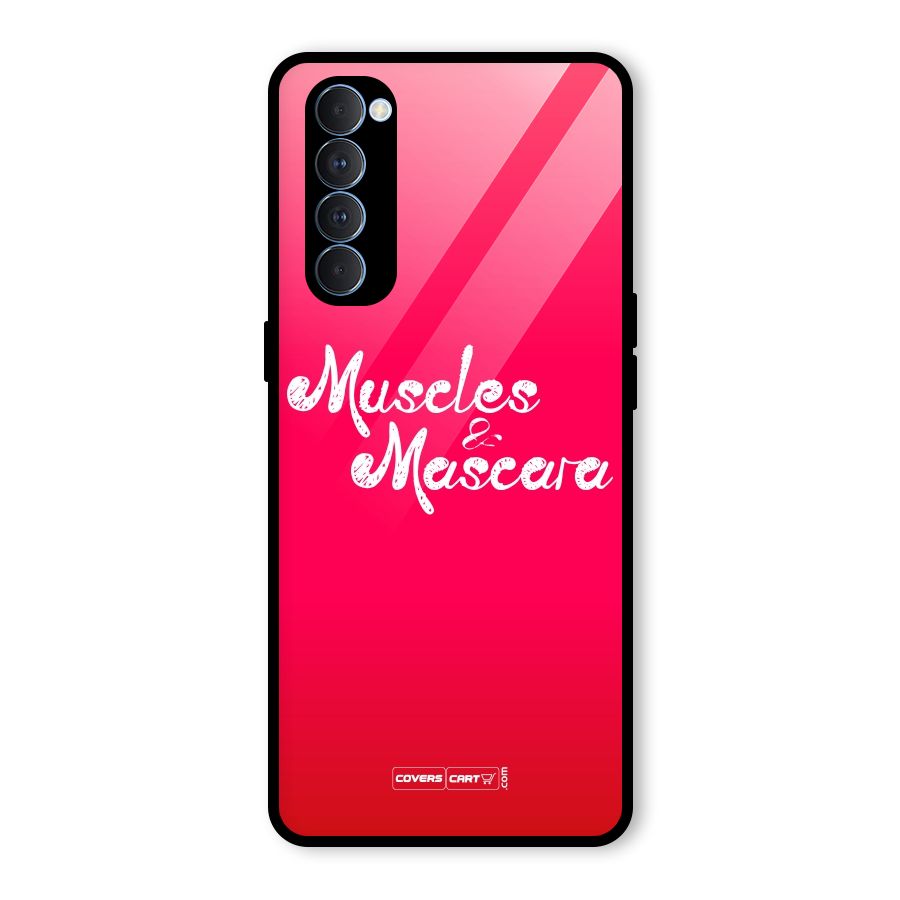 Muscles and Mascara Glass Back Case for Oppo Reno4 Pro