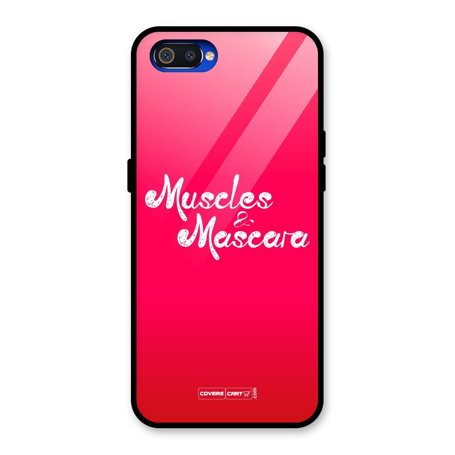 Muscles and Mascara Glass Back Case for Realme C2