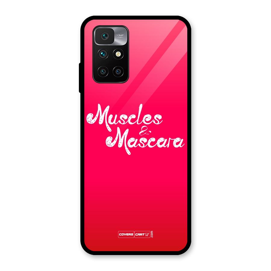 Muscles and Mascara Glass Back Case for Redmi 10 Prime
