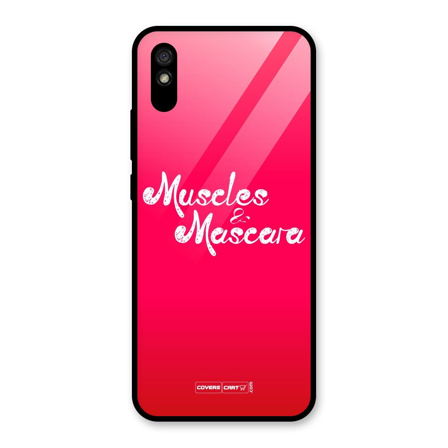 Muscles and Mascara Glass Back Case for Redmi 9i