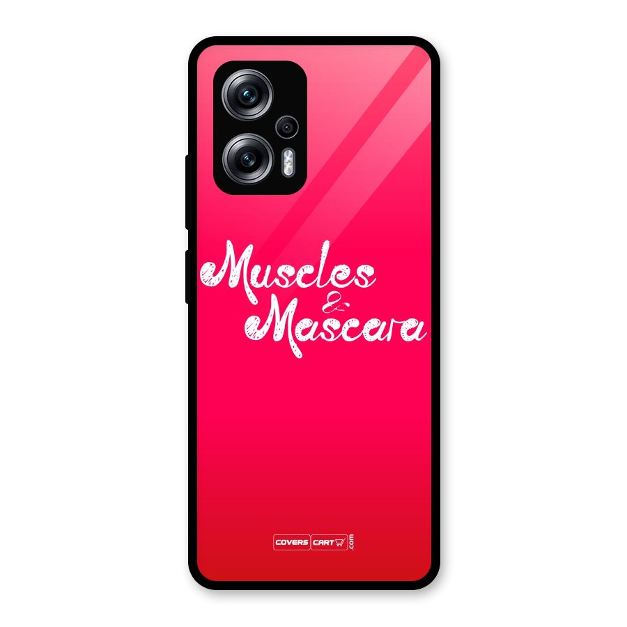 Muscles and Mascara Glass Back Case for Redmi K50i
