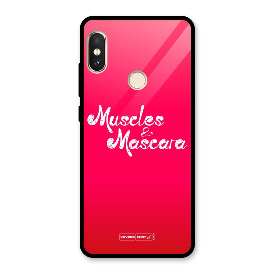 Muscles and Mascara Glass Back Case for Redmi Note 5 Pro