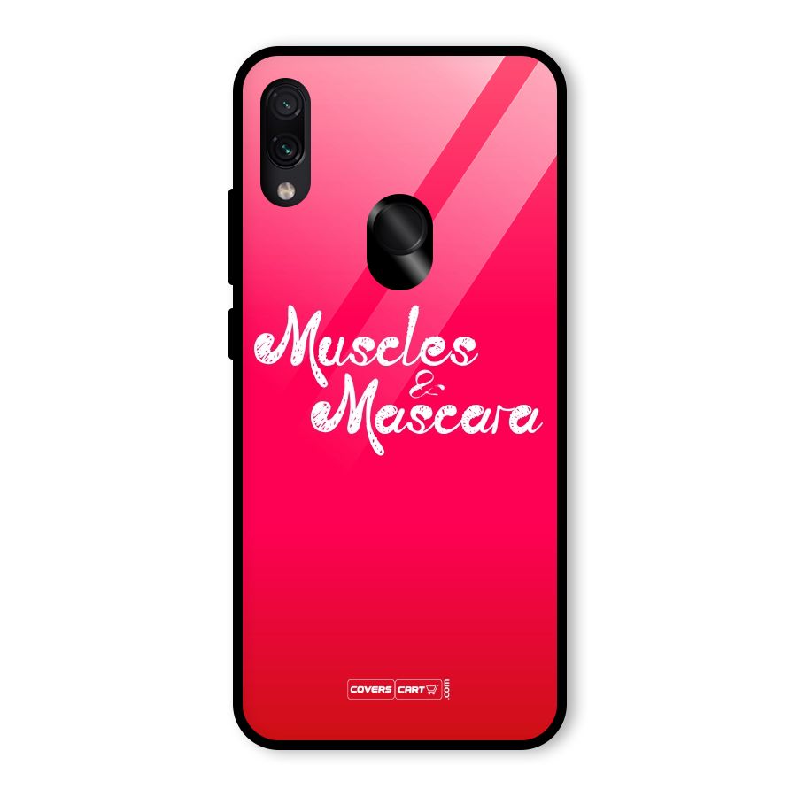 Muscles and Mascara Glass Back Case for Redmi Note 7