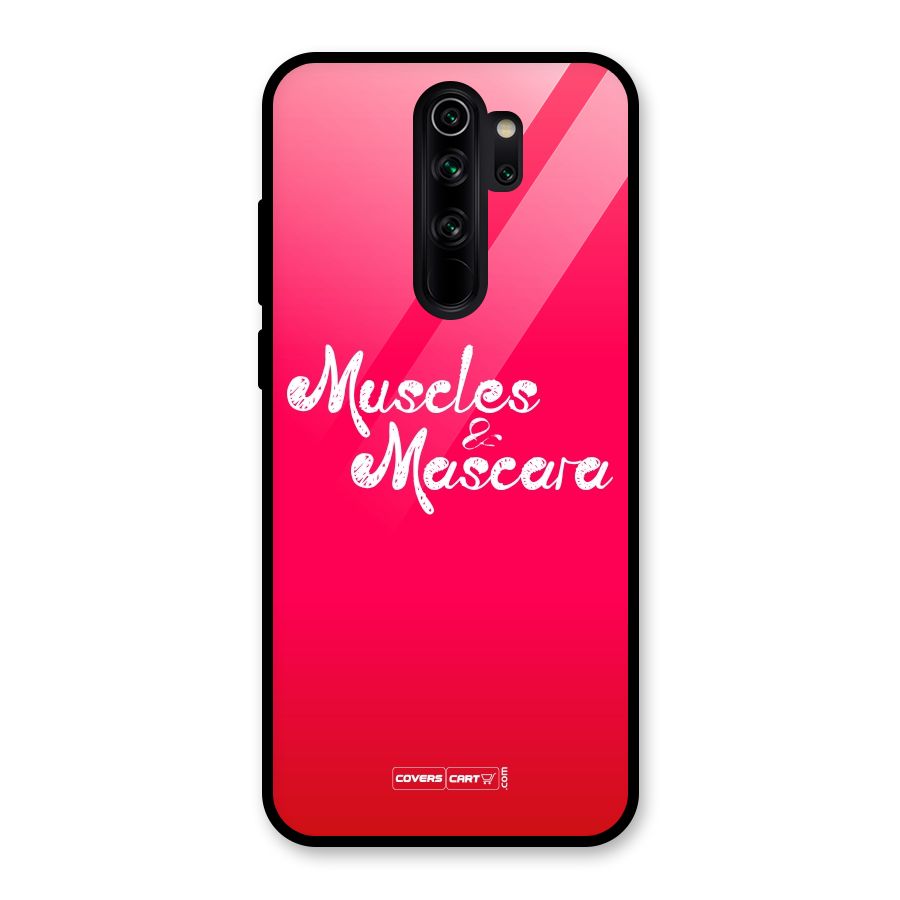 Muscles and Mascara Glass Back Case for Redmi Note 8 Pro