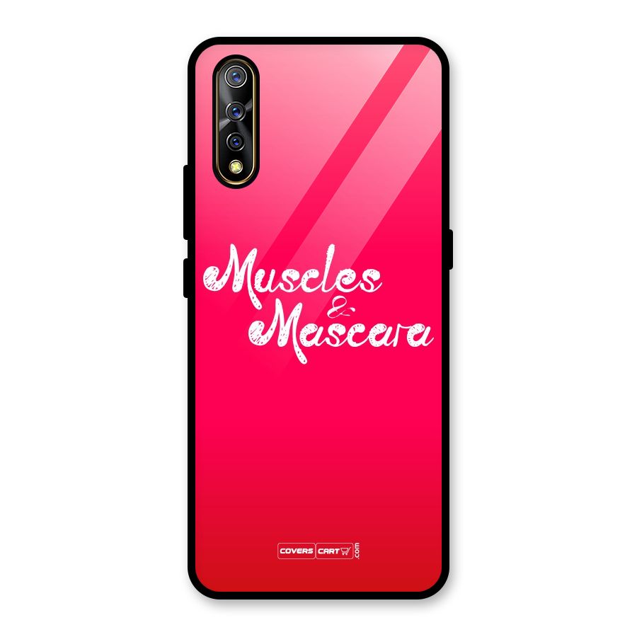 Muscles and Mascara Glass Back Case for Vivo S1