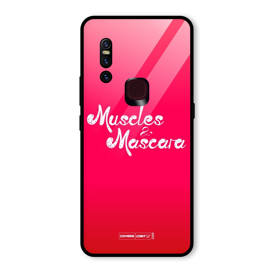 Muscles and Mascara Glass Back Case for Vivo V15