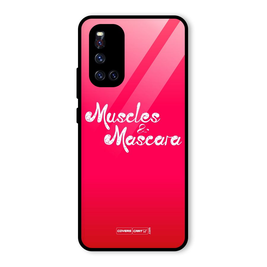 Muscles and Mascara Glass Back Case for Vivo V19