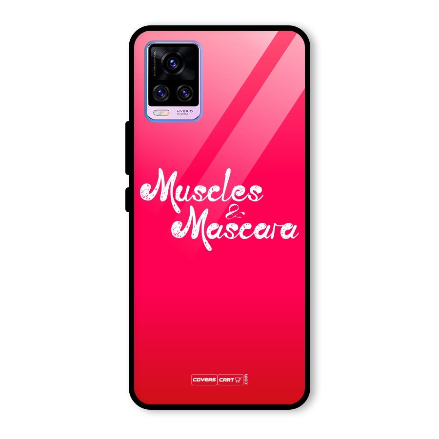 Muscles and Mascara Glass Back Case for Vivo V20 Pro
