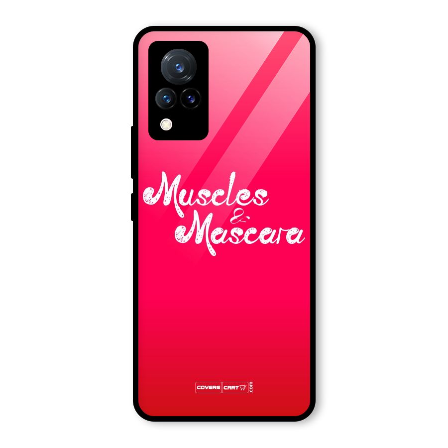 Muscles and Mascara Glass Back Case for Vivo V21 5G