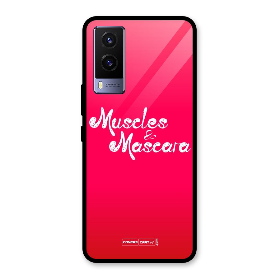 Muscles and Mascara Glass Back Case for Vivo V21e 5G