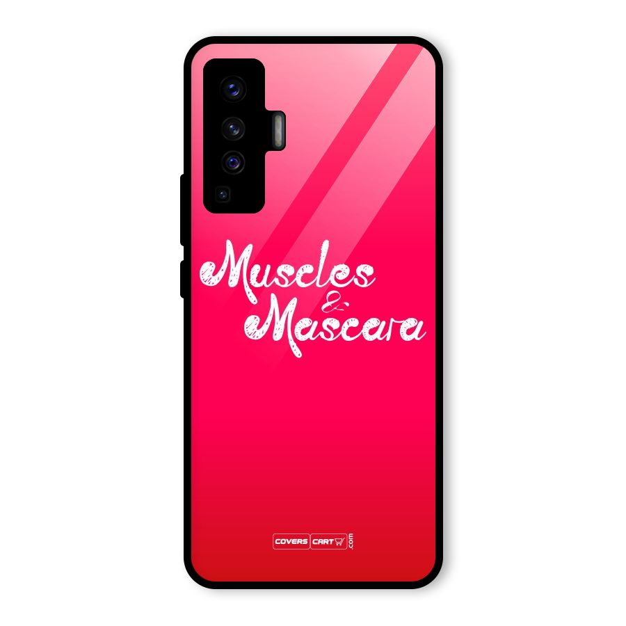 Muscles and Mascara Glass Back Case for Vivo X50