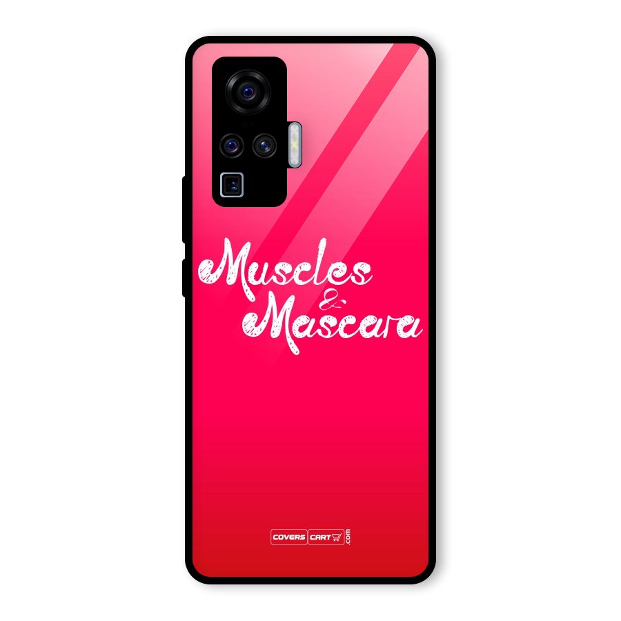 Muscles and Mascara Glass Back Case for Vivo X50 Pro