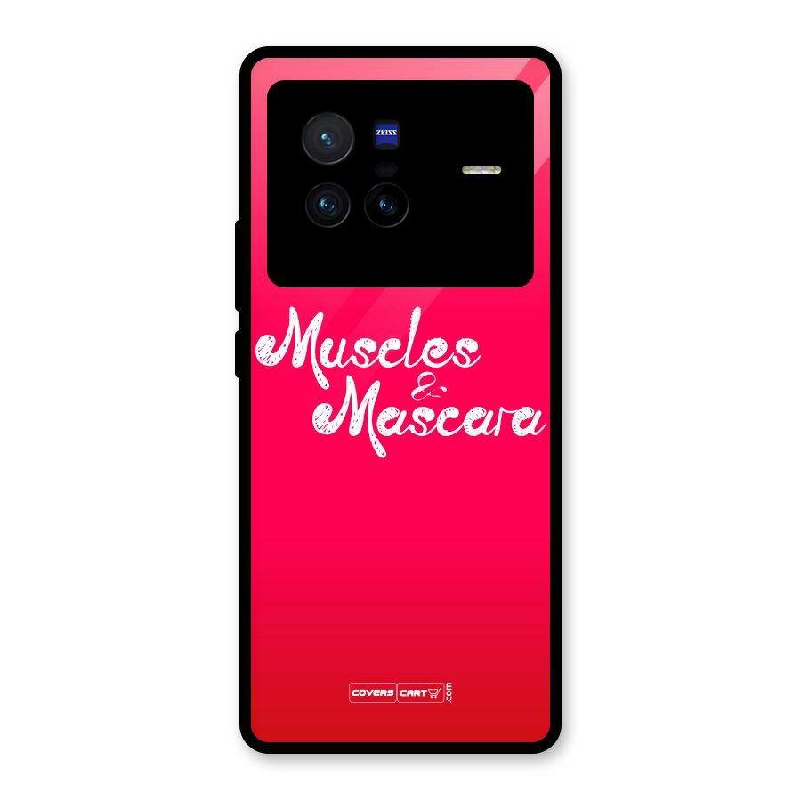 Muscles and Mascara Glass Back Case for Vivo X80