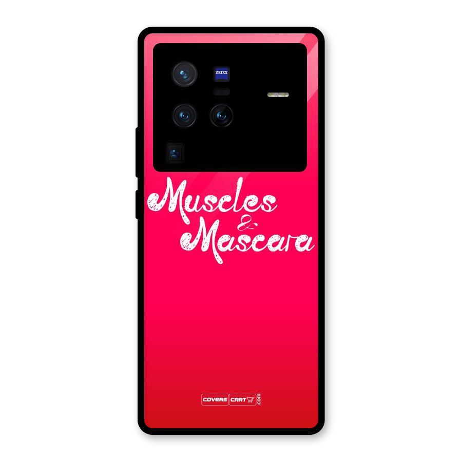 Muscles and Mascara Glass Back Case for Vivo X80 Pro