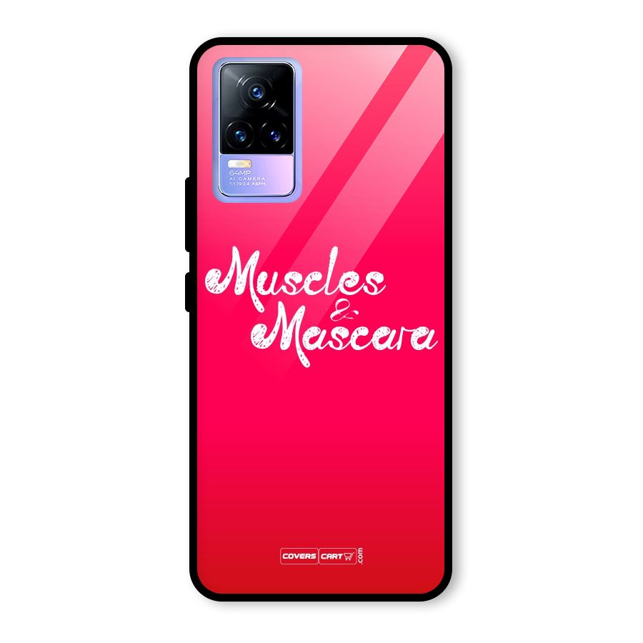 Muscles and Mascara Glass Back Case for Vivo Y73