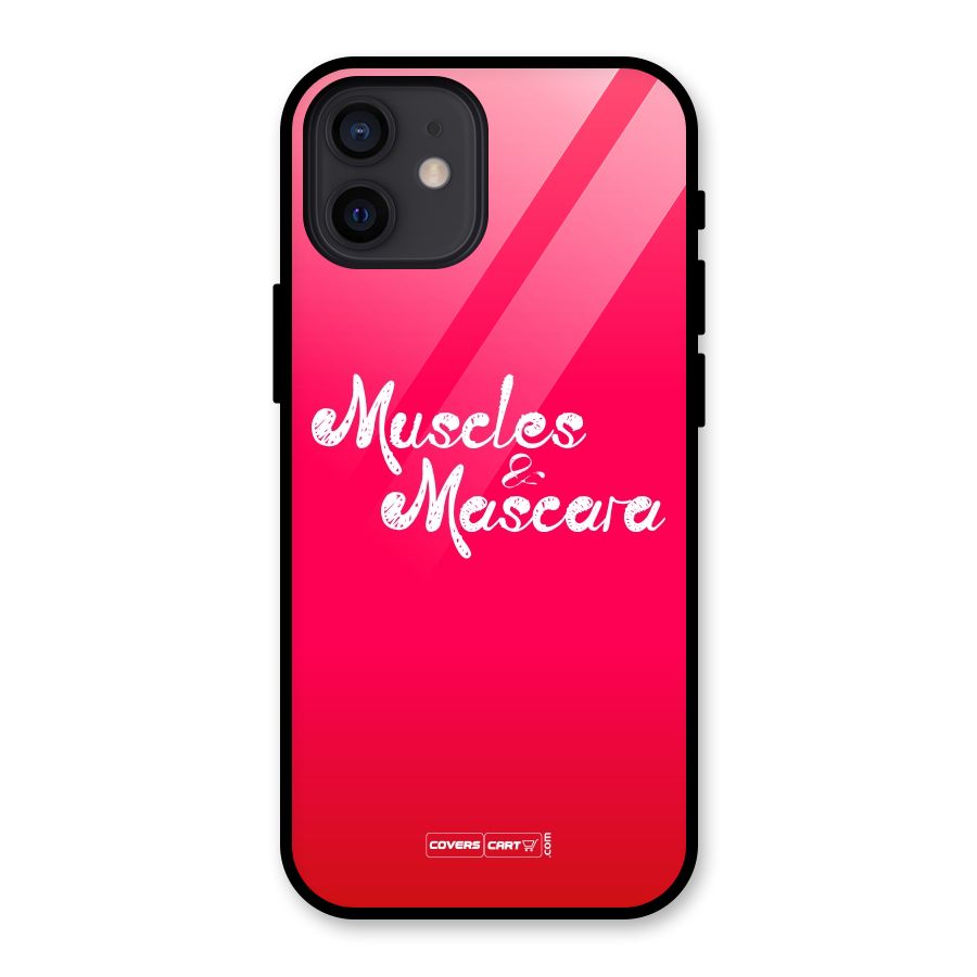 Muscles and Mascara Glass Back Case for iPhone 12