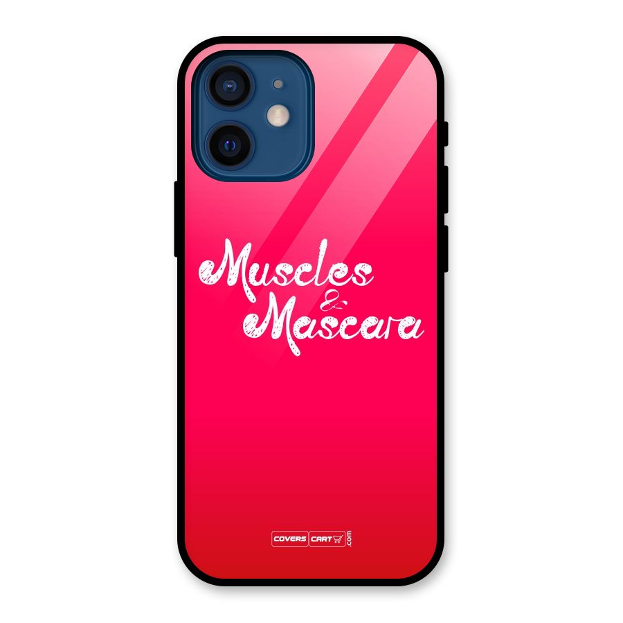 Muscles and Mascara Glass Back Case for iPhone 12 Mini