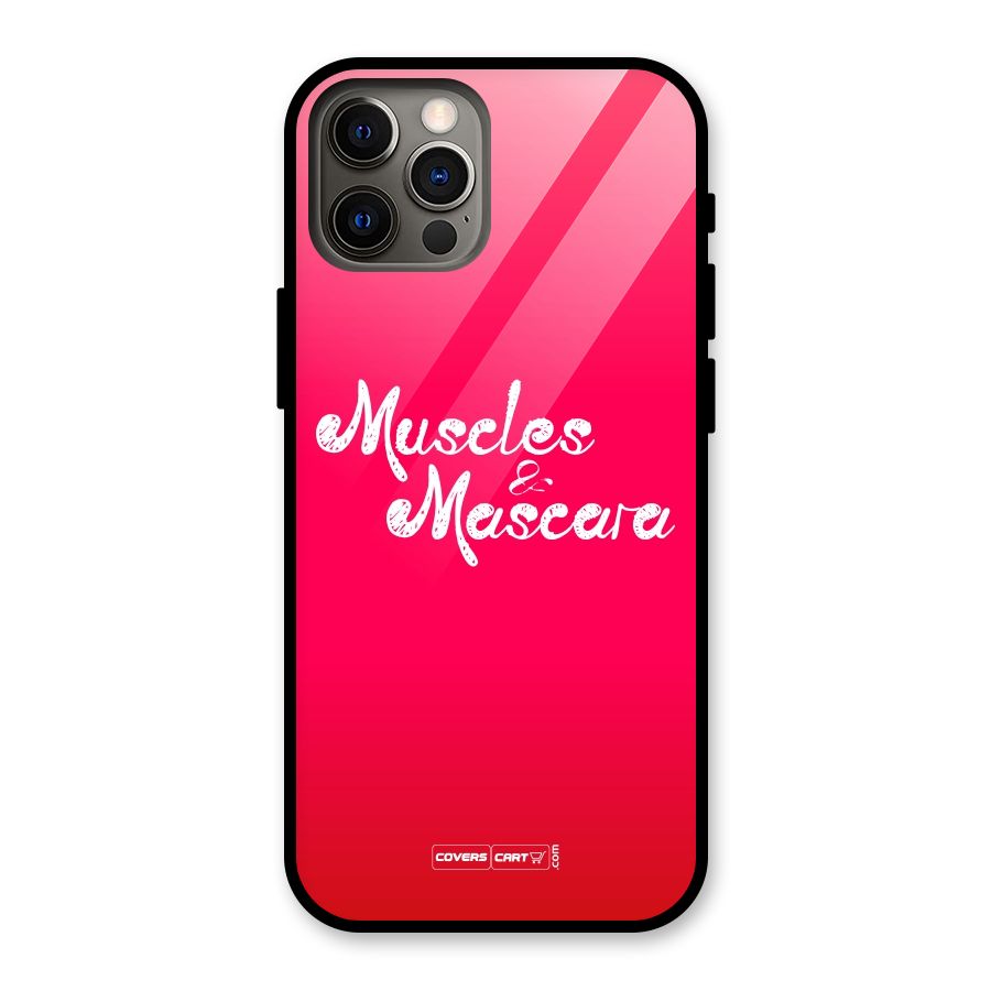Muscles and Mascara Glass Back Case for iPhone 12 Pro