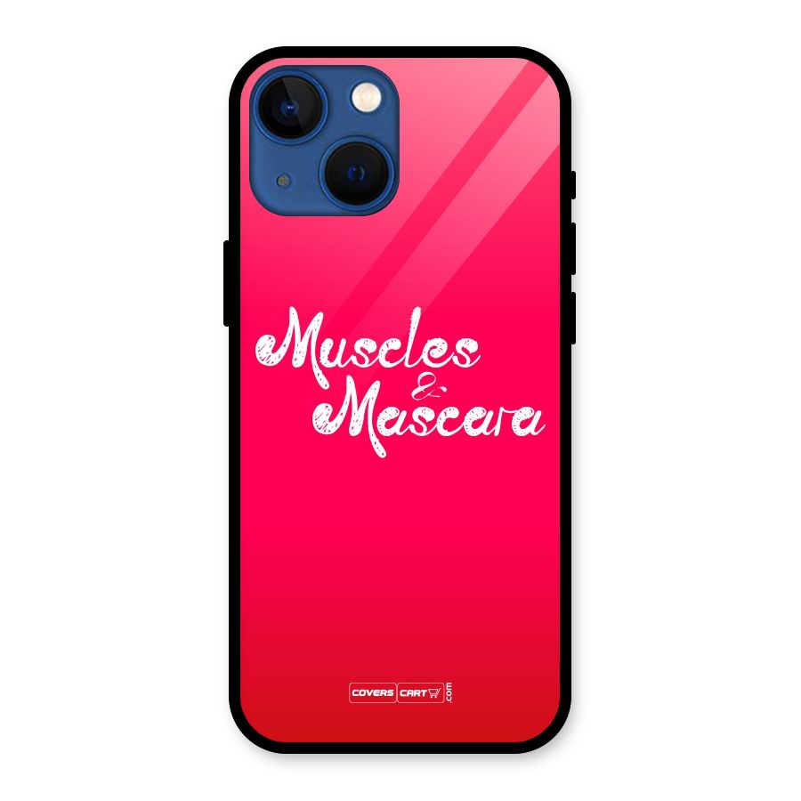 Muscles and Mascara Glass Back Case for iPhone 13 Mini