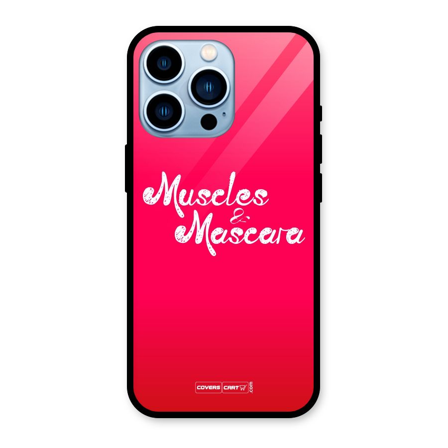 Muscles and Mascara Glass Back Case for iPhone 13 Pro