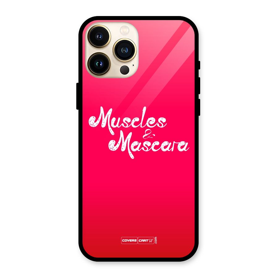 Muscles and Mascara Glass Back Case for iPhone 13 Pro Max