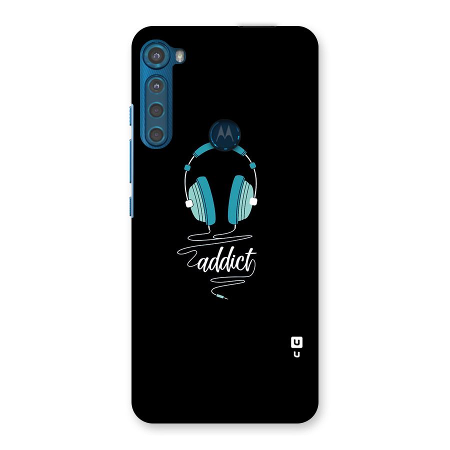 Music Addict Back Case for Motorola One Fusion Plus