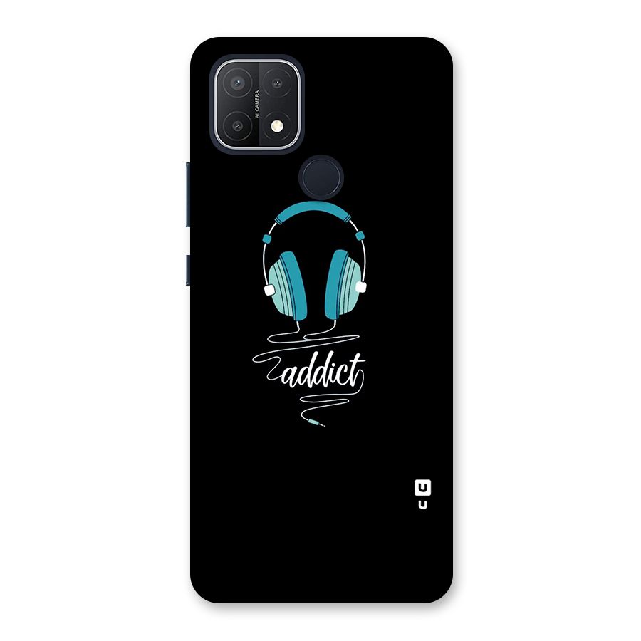 Music Addict Back Case for Oppo A15
