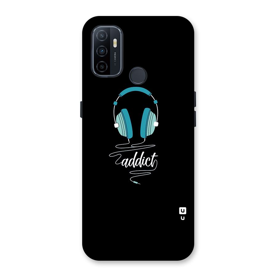 Music Addict Back Case for Oppo A32