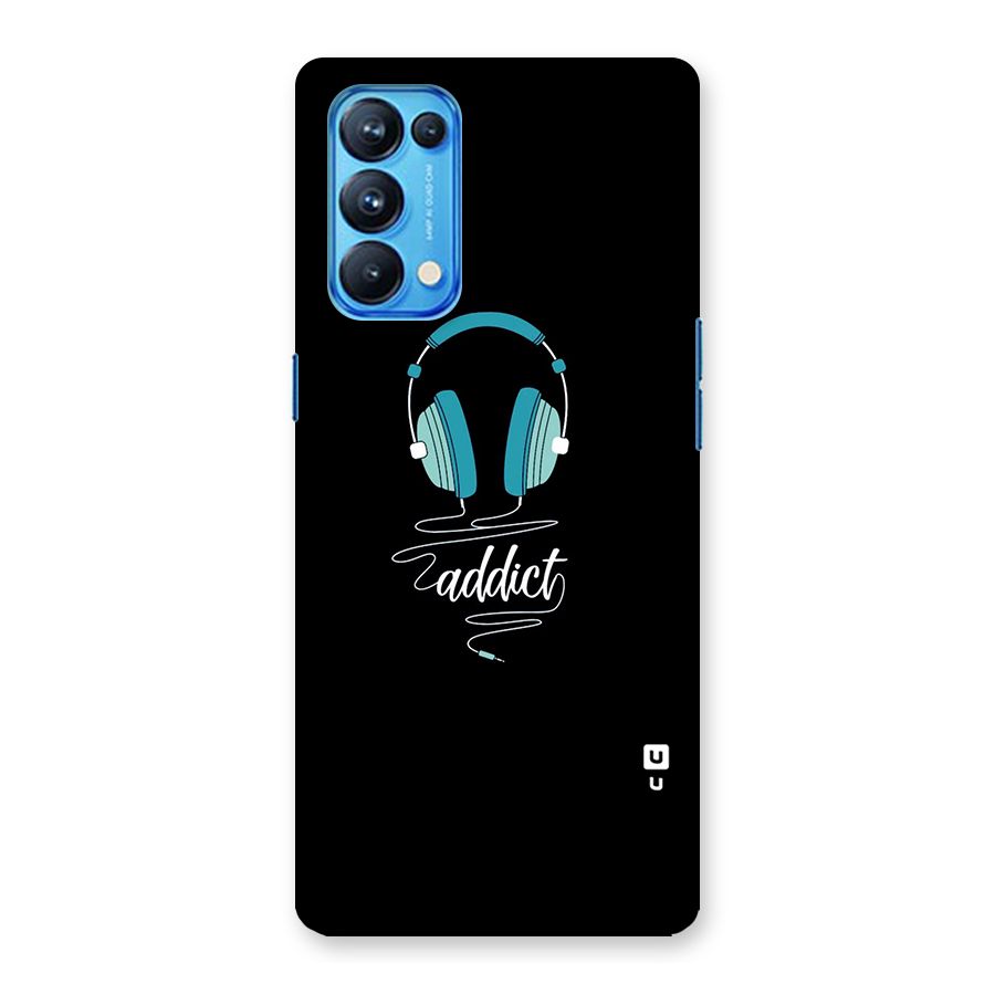 Music Addict Back Case for Oppo Reno5 Pro 5G