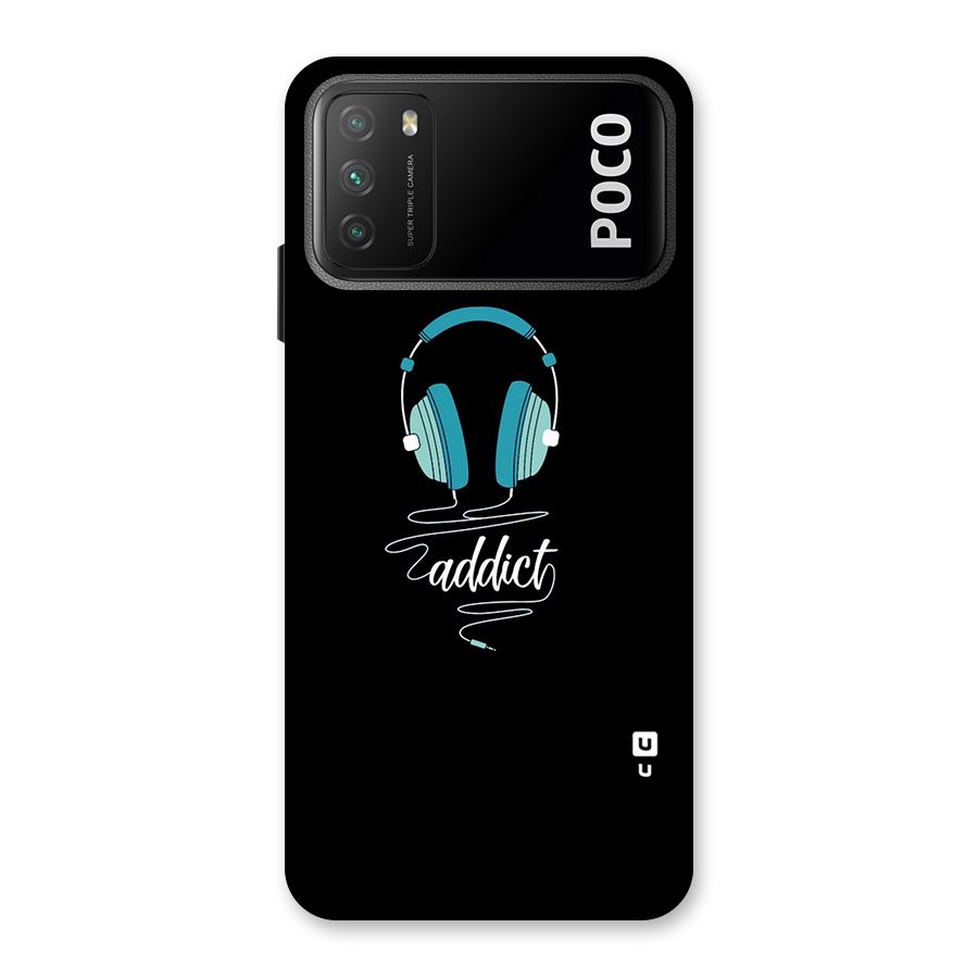 Music Addict Back Case for Poco M3
