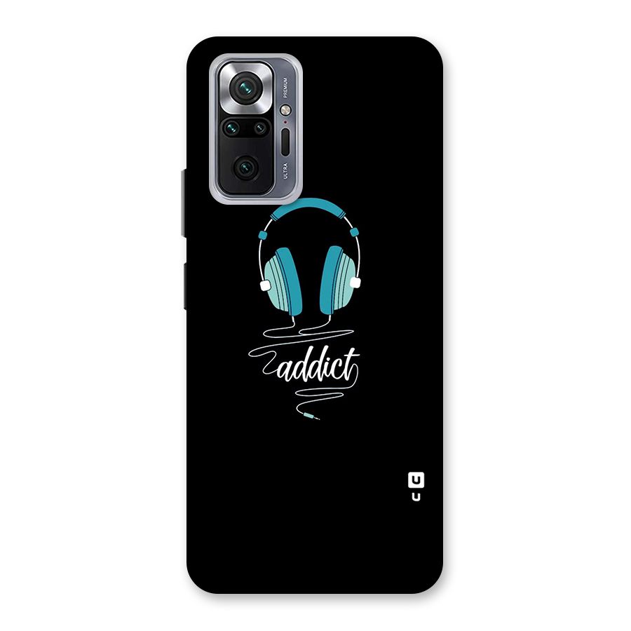 Music Addict Back Case for Redmi Note 10 Pro