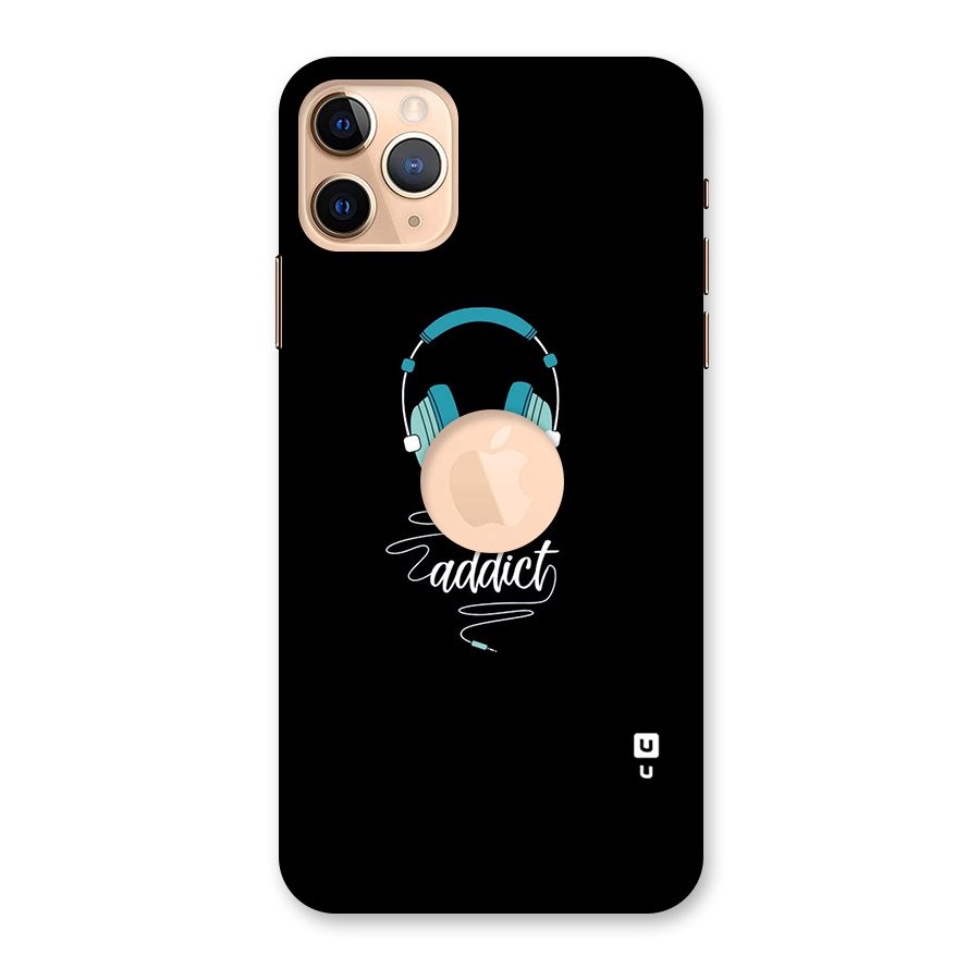 Music Addict Back Case for iPhone 11 Pro Max Logo Cut