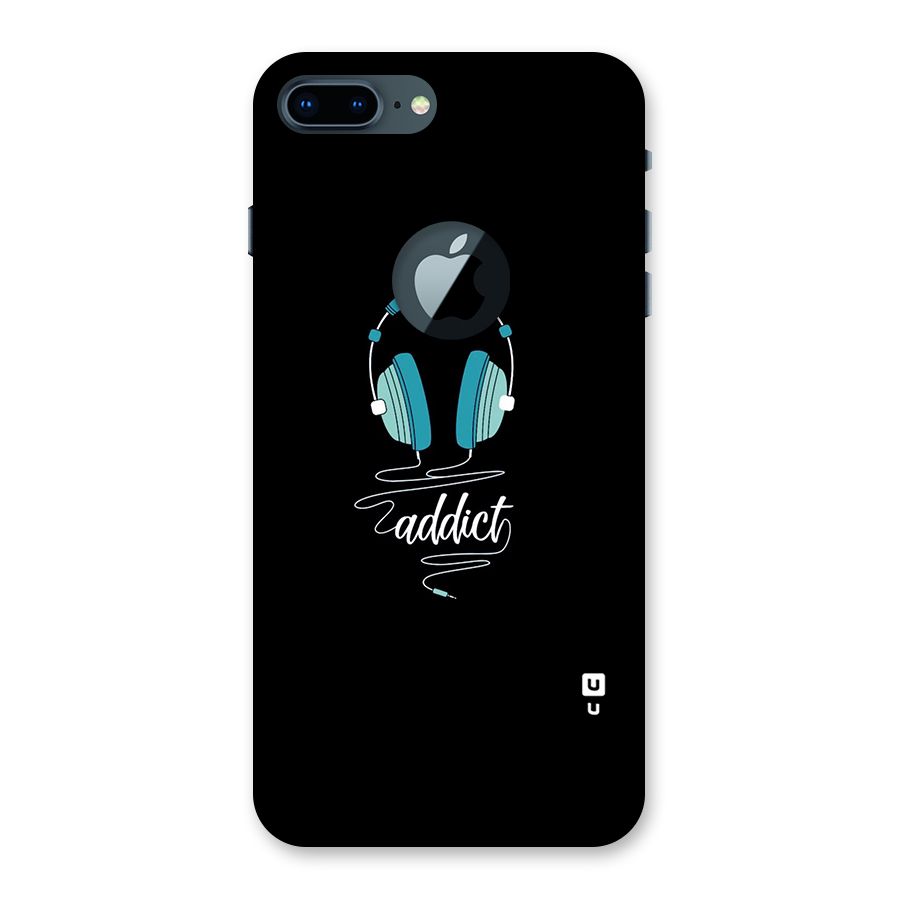 Music Addict Back Case for iPhone 7 Plus Logo Cut