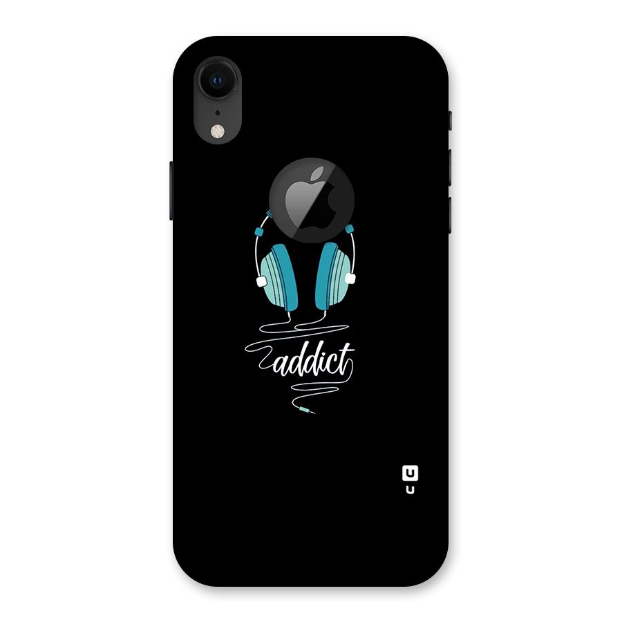 Music Addict Back Case for iPhone XR Logo Cut