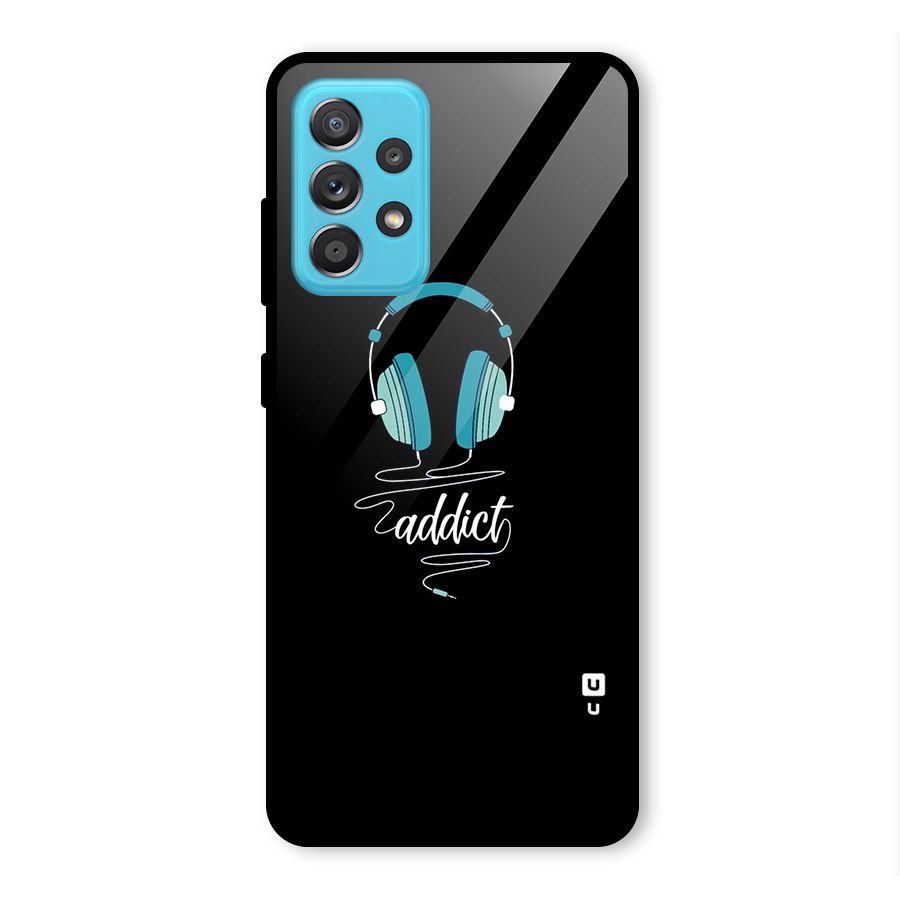 Music Addict Glass Back Case for Galaxy A52s 5G